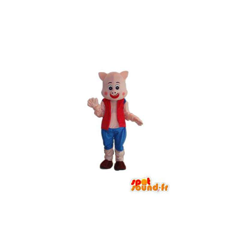 Varken ontspant vermomming - vermomming verschillende maten - MASFR003901 - Pig Mascottes