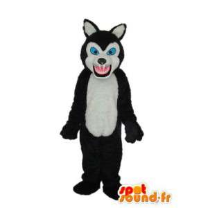 Costume wat neerkomt op een boze wolf - Klantgericht - Wolf mascottes - MASFR003905 - SpotSound.fr