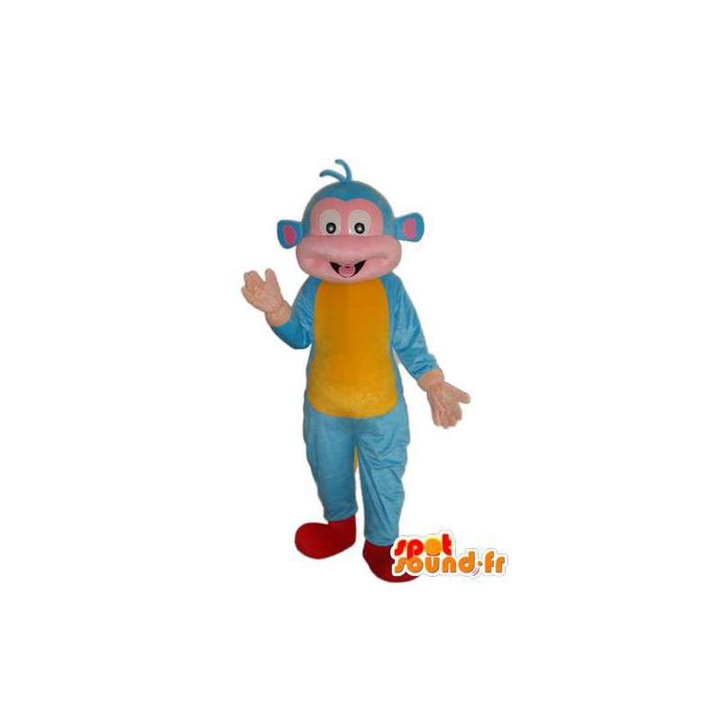 Mascot representerer en flerfarget ape - MASFR003908 - Monkey Maskoter