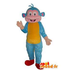 Mascot representerer en flerfarget ape - MASFR003908 - Monkey Maskoter