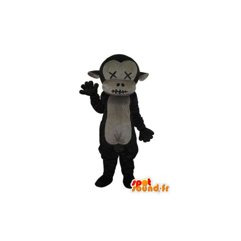 Disfraz de mono ciego y mudo - Personalizable - MASFR003909 - Mono de mascotas