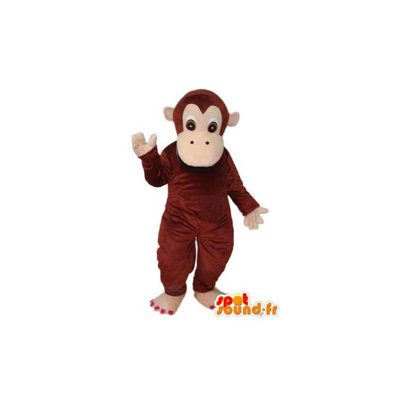 猿を表すコスチューム-複数のサイズを偽装-MASFR003910-猿のマスコット