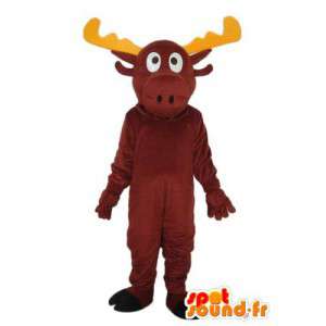 Stellvertretend für eine Rentier-Kostüm gelb Horn - MASFR003911 - Maskottchen Hirsch und DOE