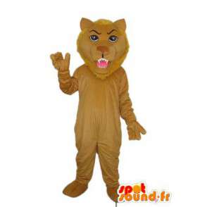 Löwe-Maskottchen braunen Plüsch - Löwe Kostüm - MASFR003913 - Löwen-Maskottchen