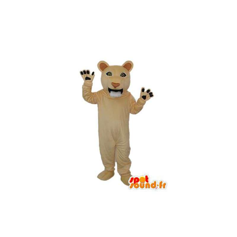 Brun plys løve maskot - løveunge kostume - Spotsound maskot