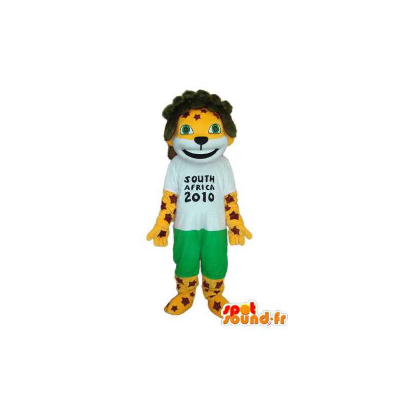 Lion maskot World Cup - akce přestrojení - MASFR003915 - lev Maskoti