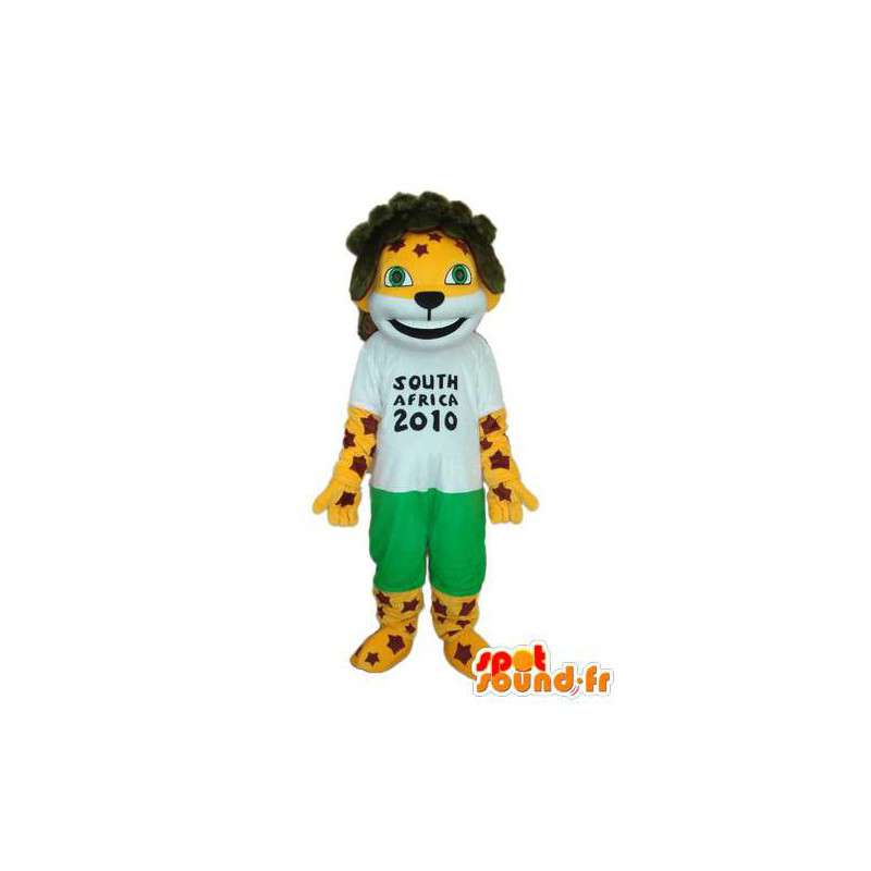 Mascotte della Coppa del mondo Lion - Disguise eventi - MASFR003915 - Mascotte Leone