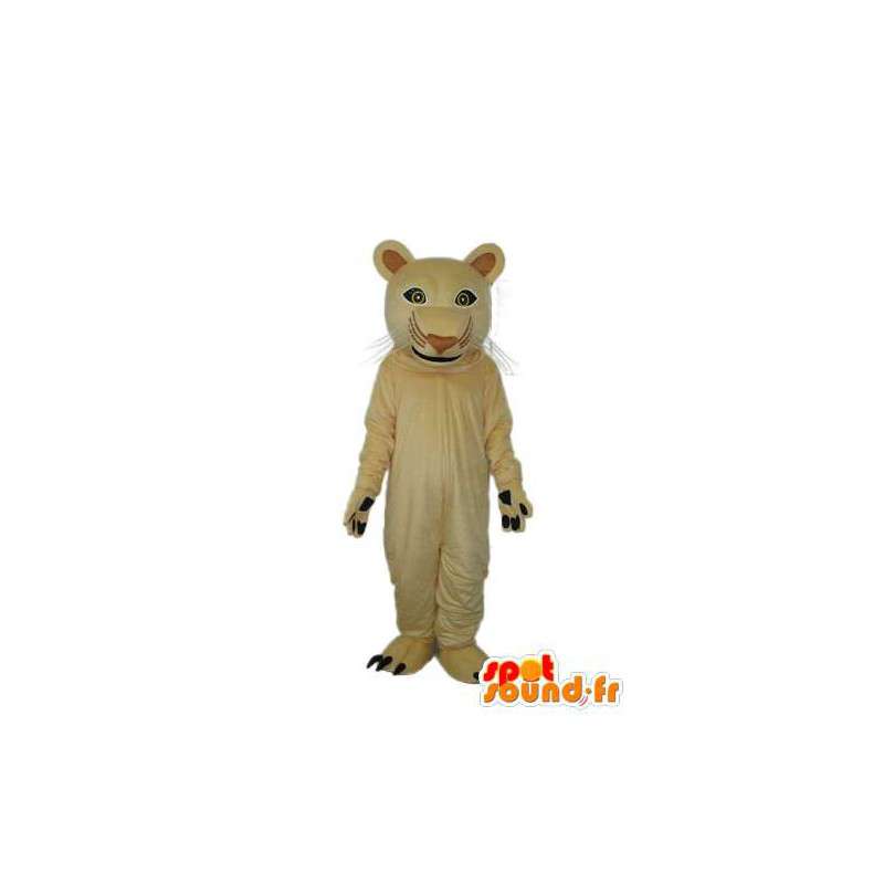Marrom leão mascote - traje do leão de pelúcia - MASFR003916 - Mascotes leão