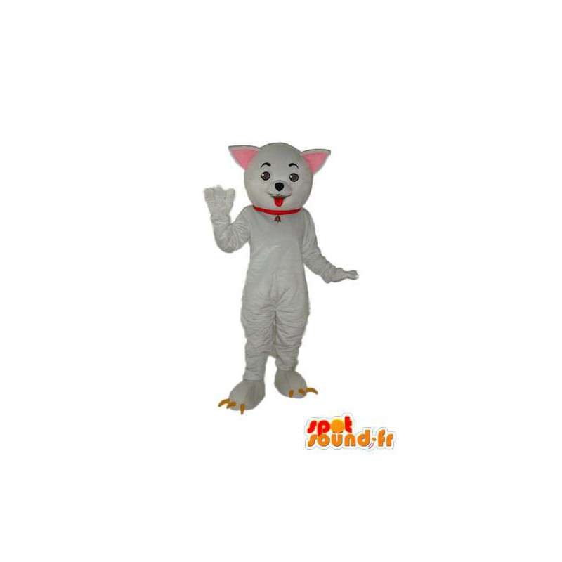 Piccolo cane bianco mascotte - Disguise piccolo cane  - MASFR003919 - Mascotte cane