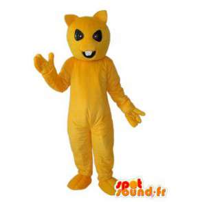 Amarillo traje de conejo unidos - Disfraz de conejo de peluche - MASFR003926 - Mascota de conejo