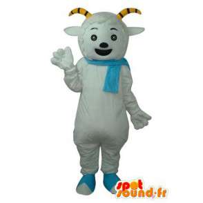 Cane mascotte, sciarpa blu - Mascot sciarpa cane blu  - MASFR003946 - Mascotte cane
