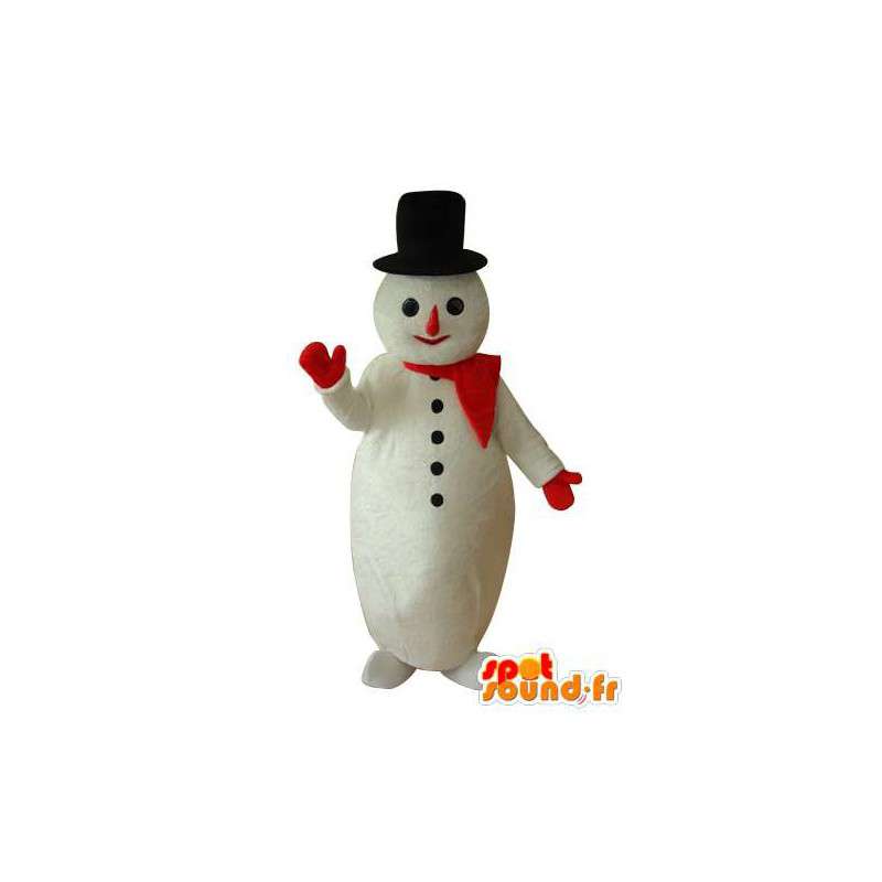 Mascot Muñeco de nieve - la mascota del muñeco de nieve - MASFR003947 - Mascotas humanas