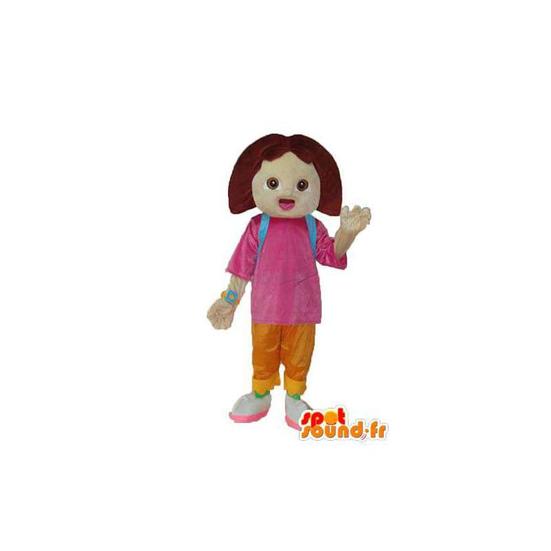 Mascotte de fillette en peluche – Mascotte de personnage  - MASFR003948 - Mascottes Garçons et Filles