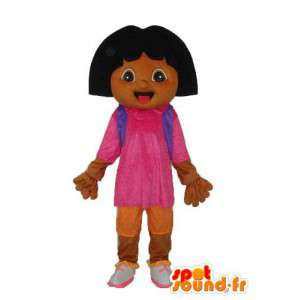 Mascot plush brown girl - Mascot character - MASFR003949 - Mascots boys and girls
