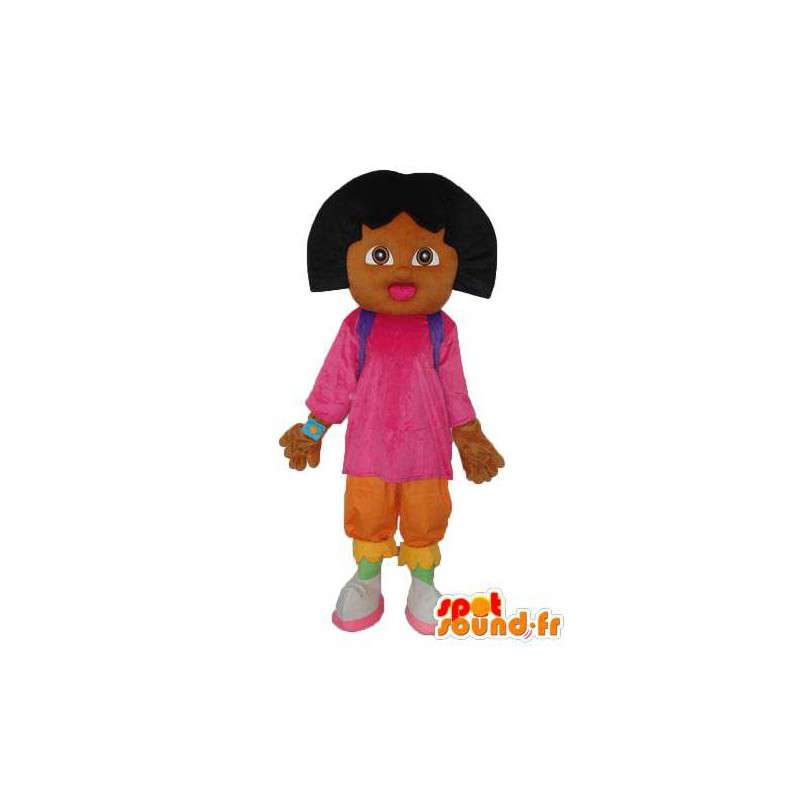 Schoolmeisje bruin pluche mascotte - Mascot character - MASFR003950 - Mascottes Boys and Girls