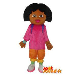 Schoolmeisje bruin pluche mascotte - Mascot character - MASFR003950 - Mascottes Boys and Girls