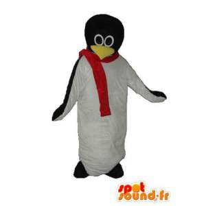 Hvid og sort pingvin maskot - Penguin kostume - Spotsound maskot