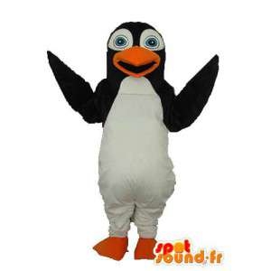 Hvid og sort pingvin maskot - Penguin kostume - Spotsound maskot