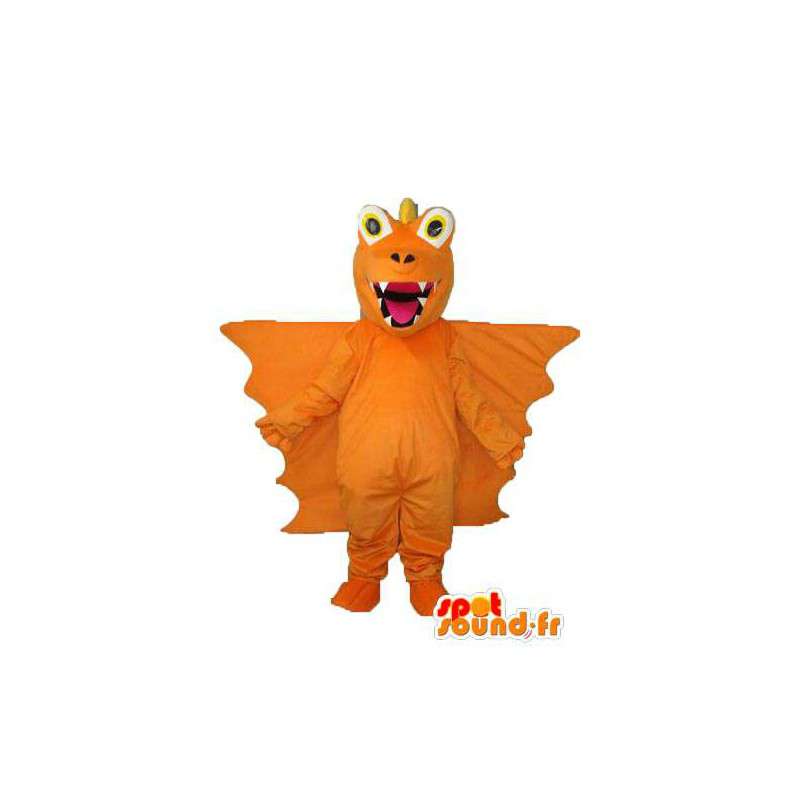 Orange Dragon Mascot - Disguise gevuld dragon - MASFR003968 - Dragon Mascot