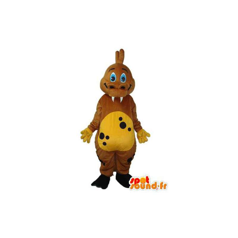 Brown drago mascotte - Peluche drago costume - MASFR003980 - Mascotte drago