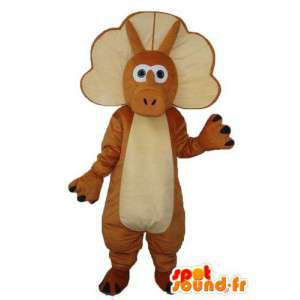 Mascot correa marrón puro y claro - Disfraz Dragón - MASFR003981 - Mascota del dragón