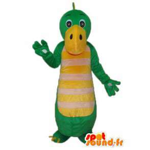 Dragon costume green and yellow - Green Dragon Costume - MASFR003984 - Dragon mascot