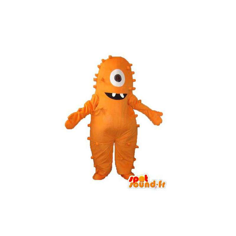 Mascottekostuum oranje monster in peluche - Monster mascottes - MASFR004003 - SpotSound.fr