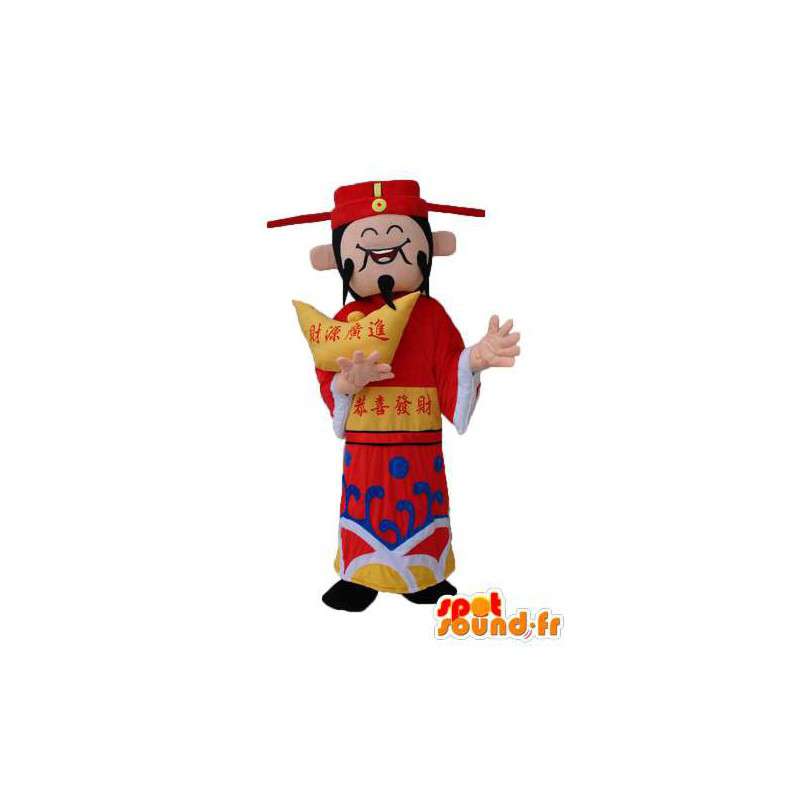 Japansk karakter Mascot kimono - tegnet drakt - MASFR004005 - Man Maskoter