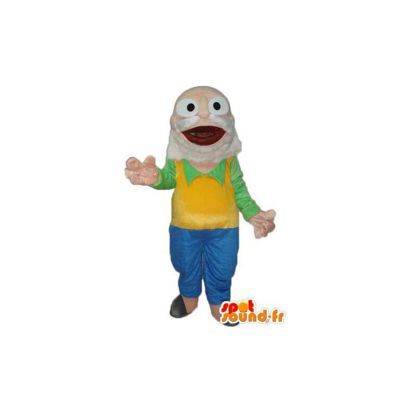 Mascotte oude man karakter - kostuums - MASFR004006 - man Mascottes