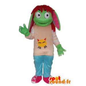 Turtle Mascot meisje karakter - karakter kostuum