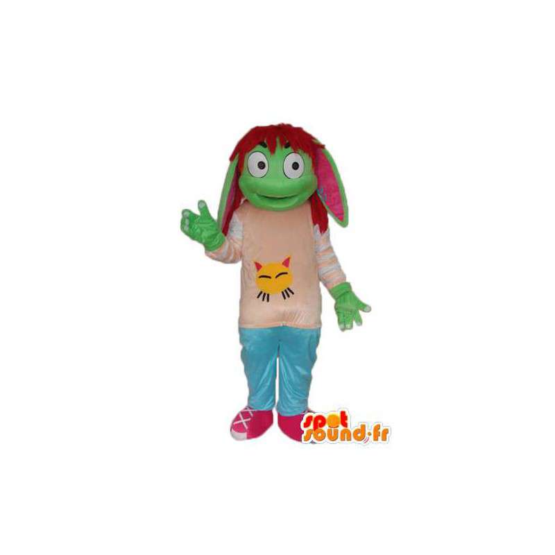 Turtle Mascot character menina - traje caráter - MASFR004008 - Mascotes tartaruga