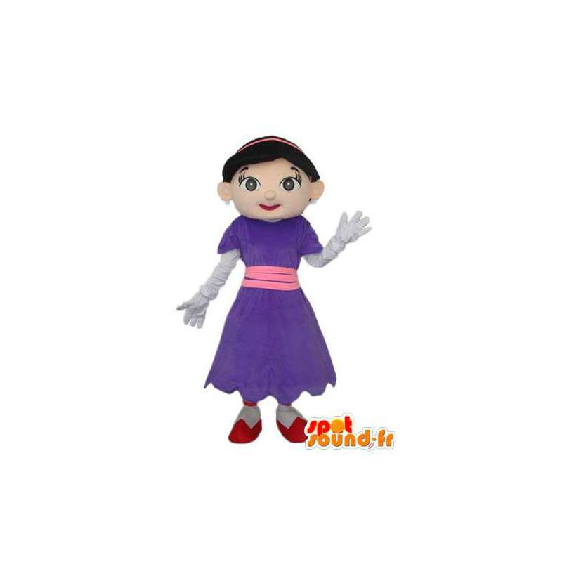 Asiatisk pige maskot - Character kostume - Spotsound maskot