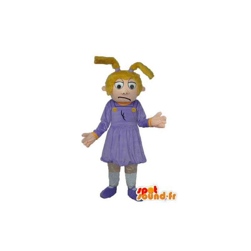 Girl stuffed mascot - girl dress  - MASFR004018 - Mascots boys and girls