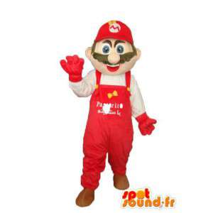 Disfarce Super Mario - Mascot famoso personagem.  - MASFR004021 - Mario Mascotes