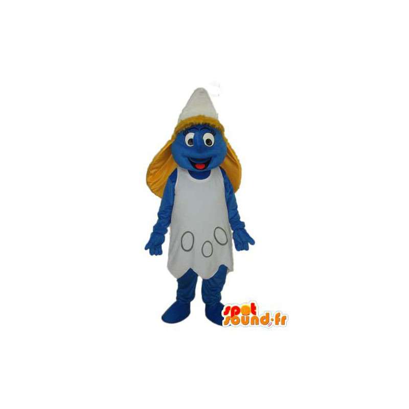 Smurf maskot - kjente karakter kostyme - MASFR004028 - Mascottes Les Schtroumpf