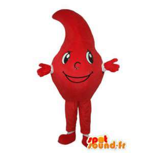 Carácter de la mascota de tomate rojo - traje de tomate - MASFR004029 - Mascota de la fruta