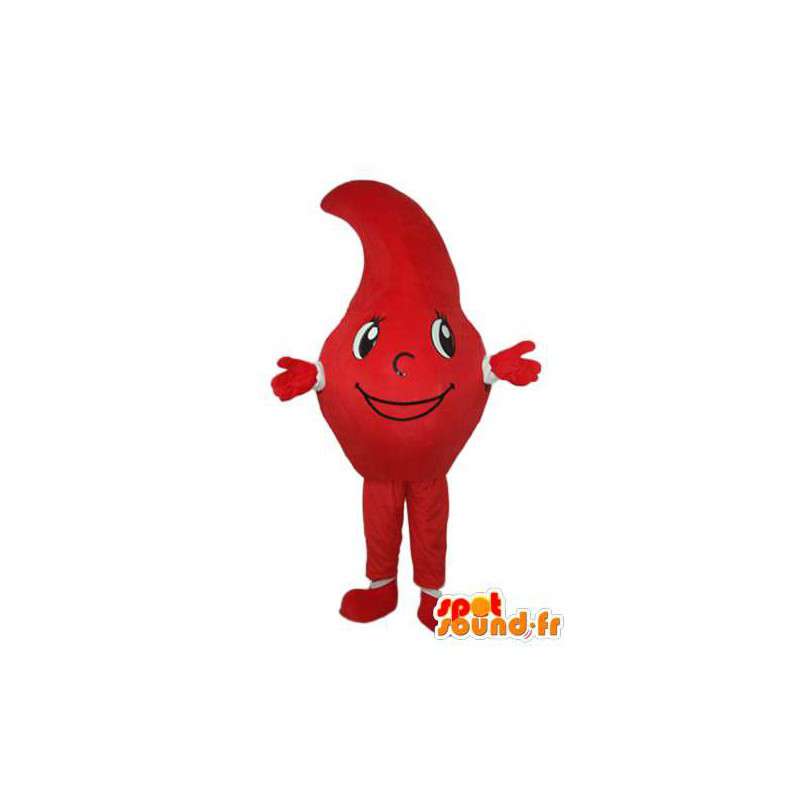 Carácter de la mascota de tomate rojo - traje de tomate - MASFR004029 - Mascota de la fruta