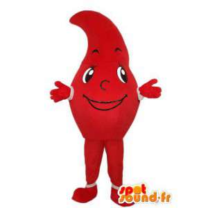 Carácter de la mascota de tomate rojo - traje de tomate - MASFR004030 - Mascota de la fruta