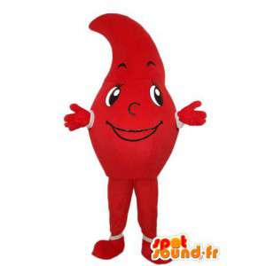 Mascotte personnage tomate rouge – déguisement tomate  - MASFR004030 - Mascotte de fruits