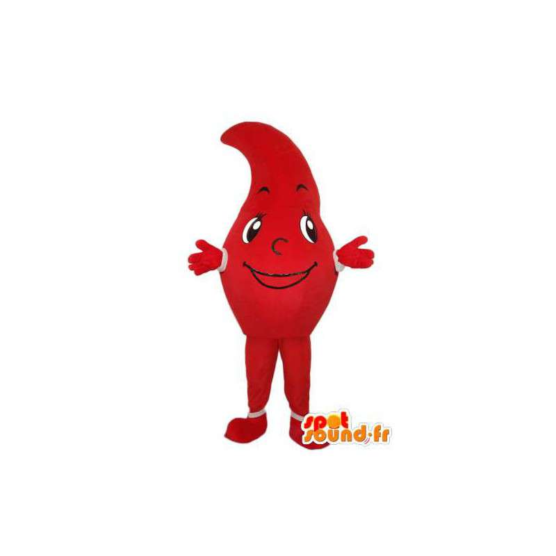 Carácter de la mascota de tomate rojo - traje de tomate - MASFR004030 - Mascota de la fruta