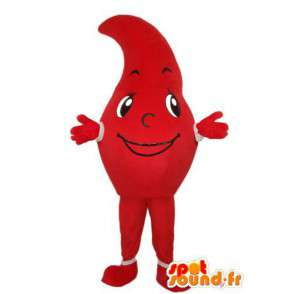 Carácter de la mascota de tomate rojo - traje de tomate - MASFR004030 - Mascota de la fruta