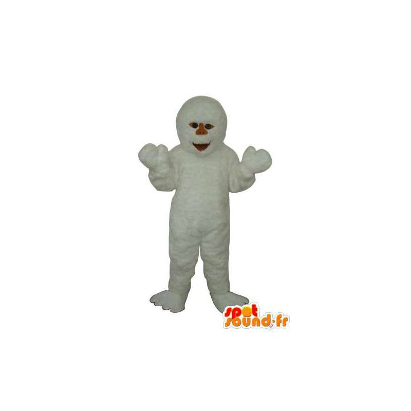 Mascot sneeuwpop - sneeuwpop pak  - MASFR004041 - man Mascottes