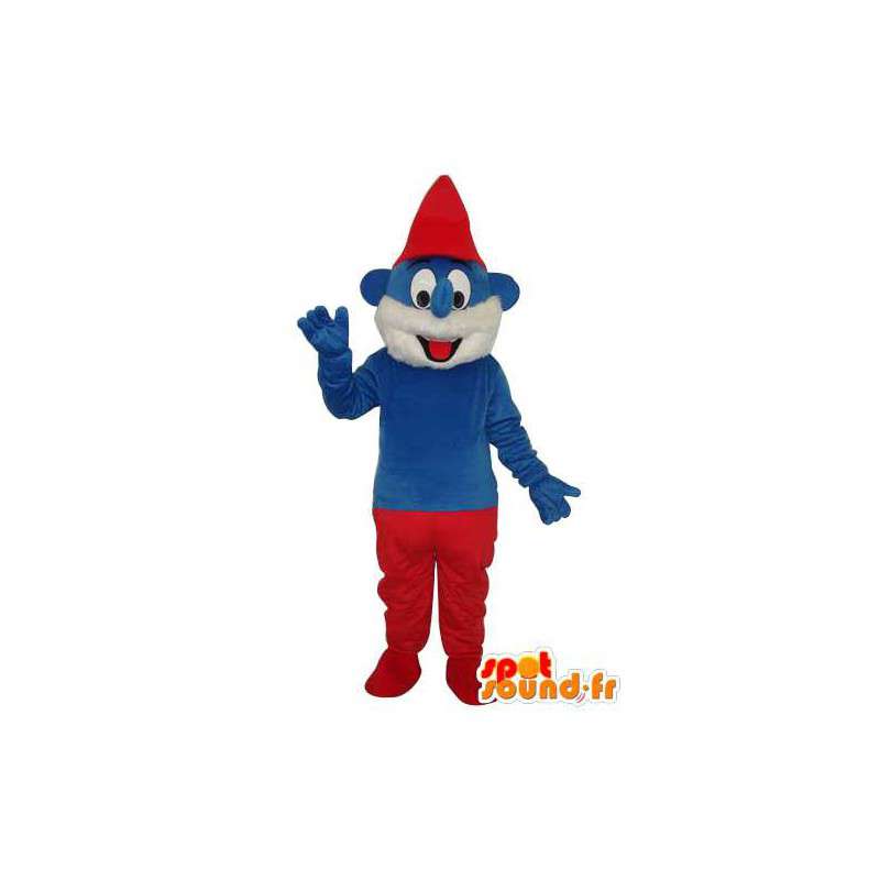 Mascot Smurf caracteres - traje Smurf - MASFR004047 - Mascottes Les Schtroumpf