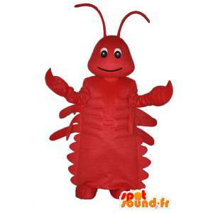 Red Lobster Mascot Britannia - hummeria puku teddy  - MASFR004056 - maskotteja Lobster