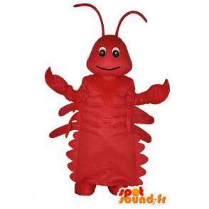 Red Lobster Maskot Británie - severský kostým teddy  - MASFR004056 - maskoti Lobster
