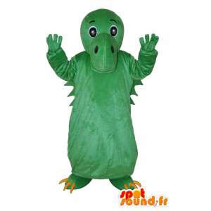 Mascotte de dragon vert uni - déguisement de dragon - MASFR004057 - Mascotte de dragon
