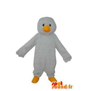 Blanco mascota pingüino Unido - traje de pingüino - MASFR004058 - Mascotas de pingüino