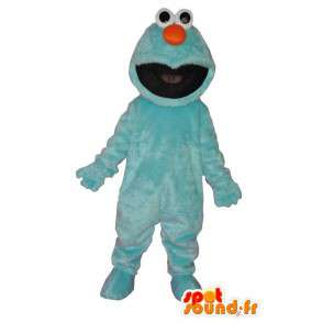 Personaggio mascotte peluche blu - carattere costume - MASFR004059 - Mascotte non classificati