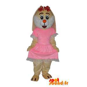 Carácter de la mascota del ratón de felpa de color beige - MASFR004068 - Mascota del ratón