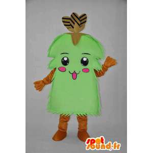 Groene struik mascotte - struik vermomming - MASFR004078 - mascottes planten